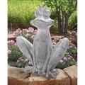 Design Toscano Big Olde Bullfrog King Garden Statue FU83225